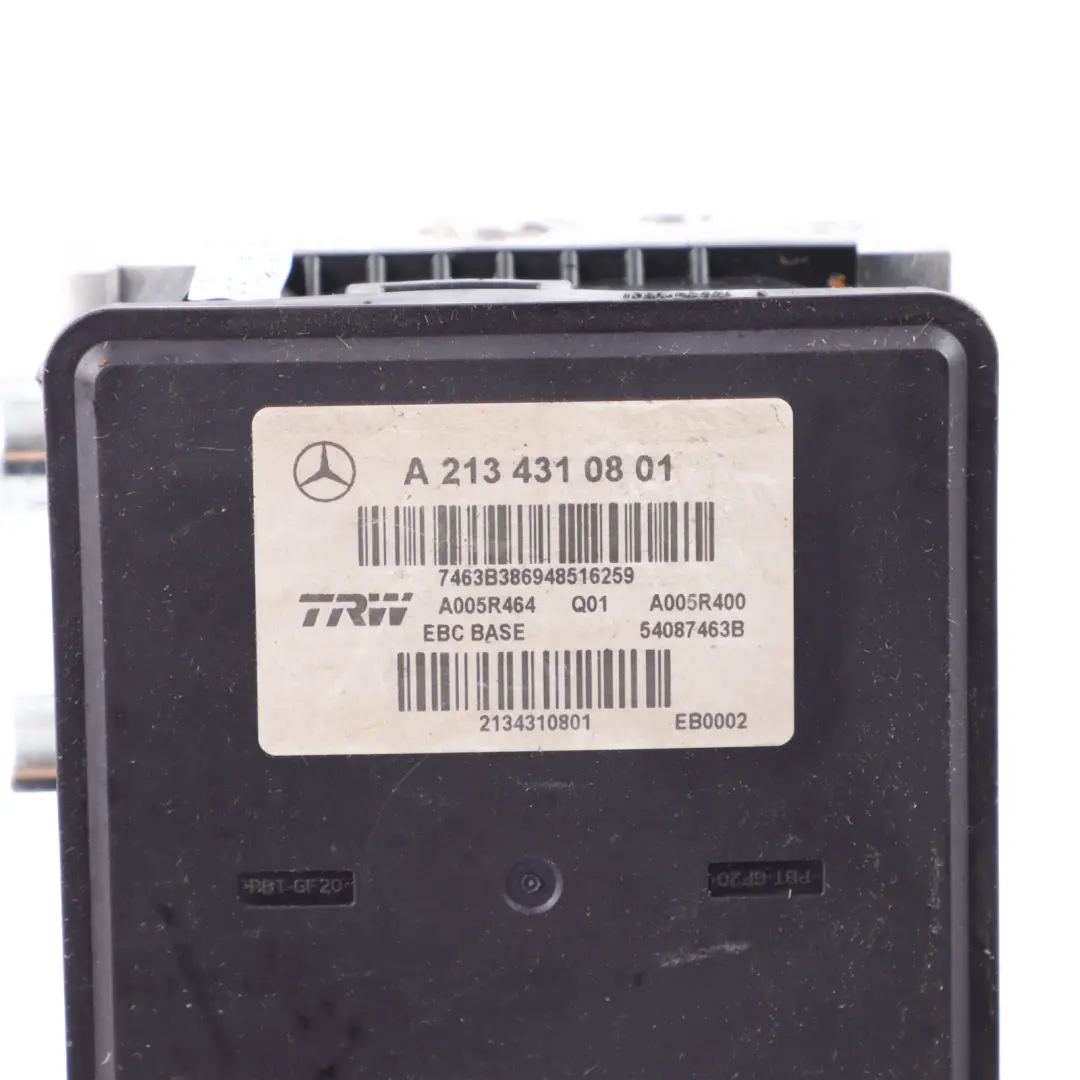 Anti Lock ABS Hydraulic Pump Braking Unit to Mercedes W213 with Part number A2134310801 Mercedes W213 Anti Lock ABS Hydraulic Pump Braking Unit - SKU A2134310801 - Part number A2134310801