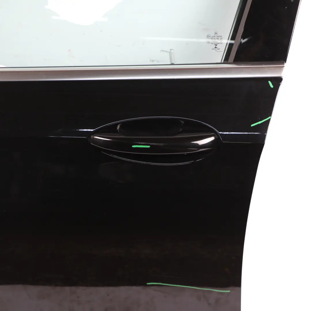 Door Front Left N/S Obsidian Black Metallic - 197 to Mercedes W213 with Part number A2137200105 Mercedes W213 Door Front Left N/S Obsidian Black Metallic - 197 - SKU A2137200105-OB - Part number A2137200105
