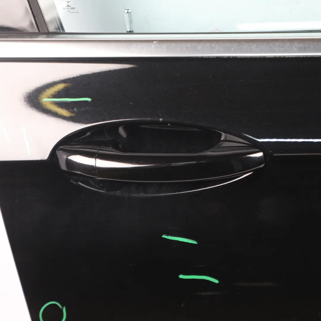 Mercedes W213 Door Front Right O/S Obsidian Black Metallic - 197 - SKU A2137200205-OB - Part number A2137200205
