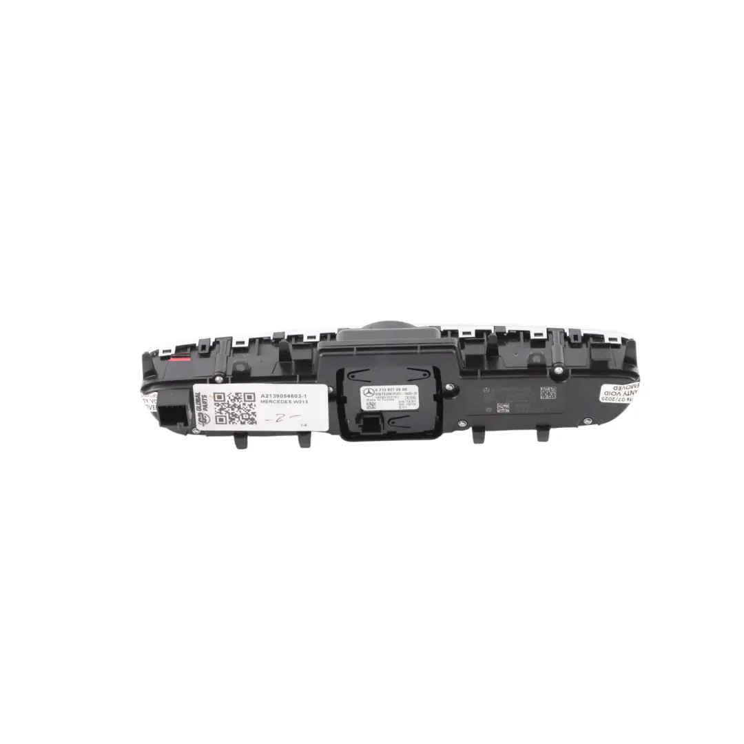 Mercedes W213 S213 Centre Console Switch Panel Clock Hazard Radio - SKU A2139054603-1 - Part number A2139054603