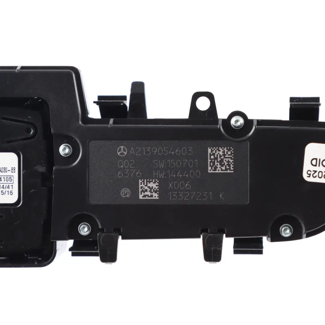 Mercedes W213 S213 Centre Console Switch Panel Clock Hazard Radio - SKU A2139054603-1 - Part number A2139054603