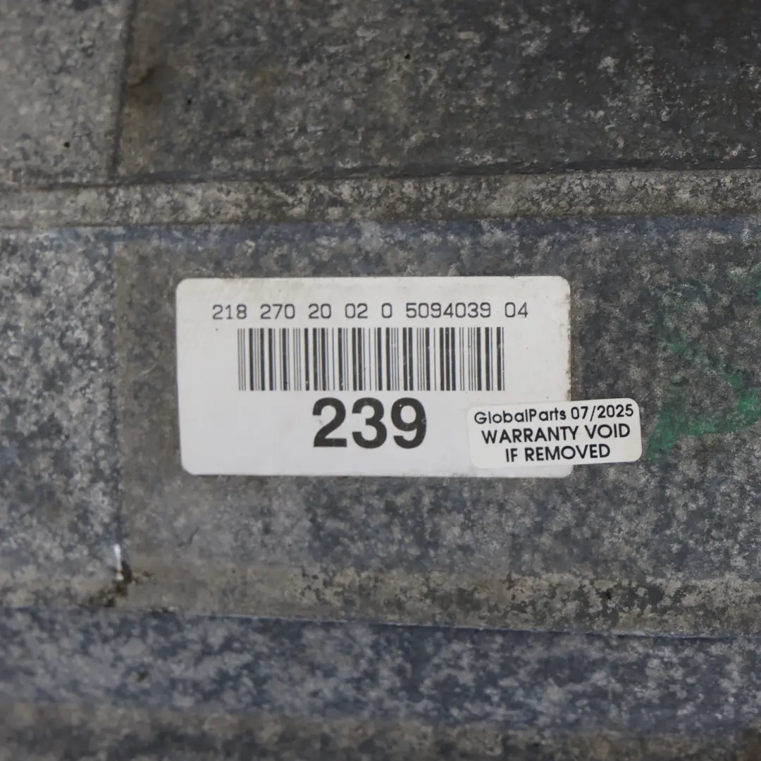 Mercedes C218 CLS 250CDI Boîte Vitesses Automatique 722.908 2182702002 GARANTIE - SKU A2182703202 - Numéro de pièce A2182703202