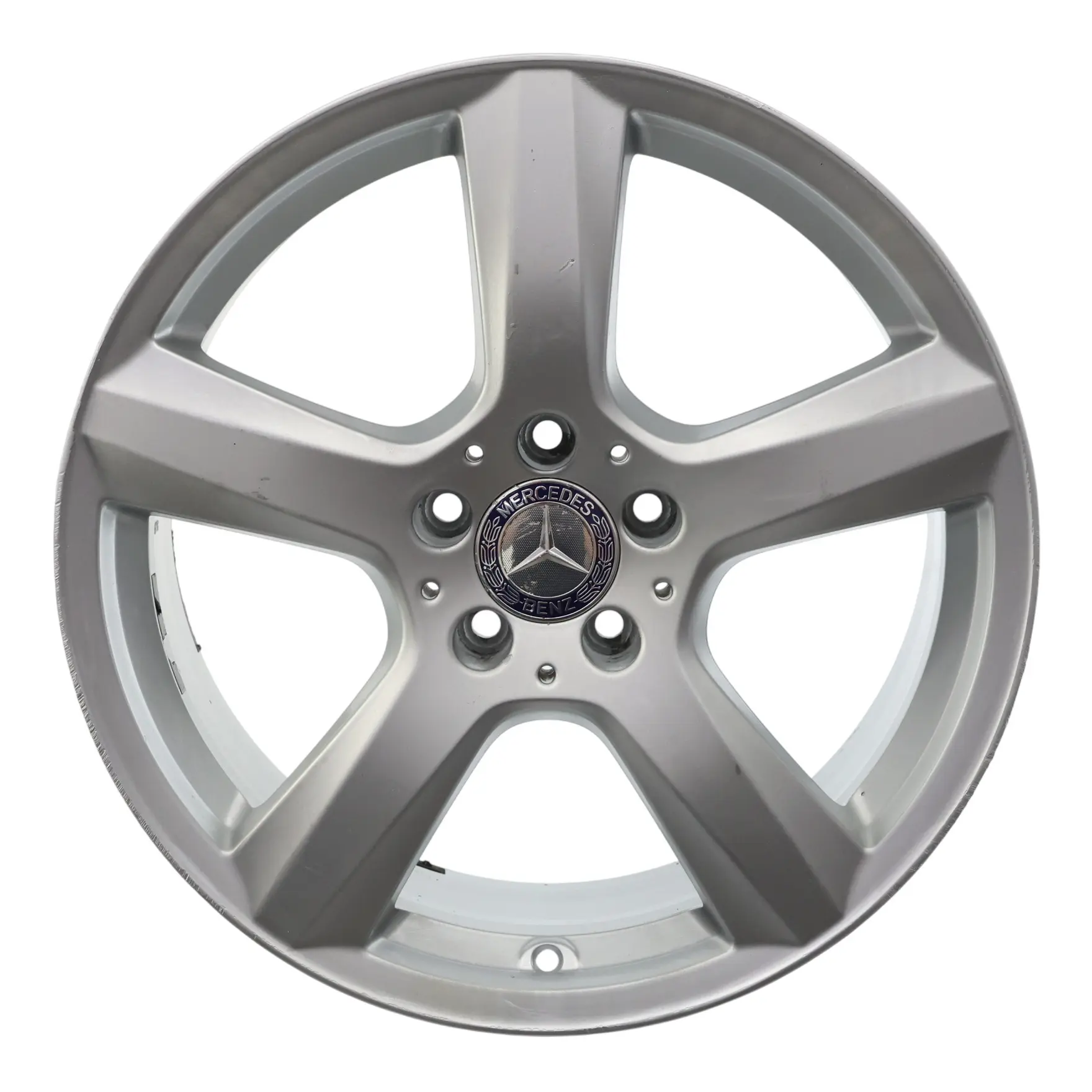 Mercedes W218 Silver Wheel Alloy Rim 18" 8,5J ET:34 5-Spoke A2184010102