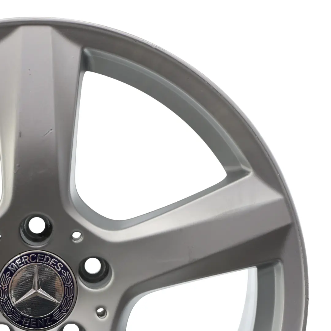 Mercedes W218 Silver Wheel Alloy Rim 18" 8,5J ET:34 5-Spoke - SKU A2184010102-1 - Part number A2184010102