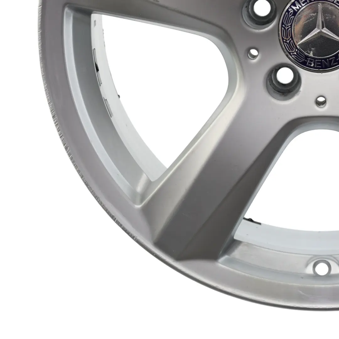 Mercedes W218 Silver Wheel Alloy Rim 18" 8,5J ET:34 5-Spoke - SKU A2184010102-1 - Part number A2184010102