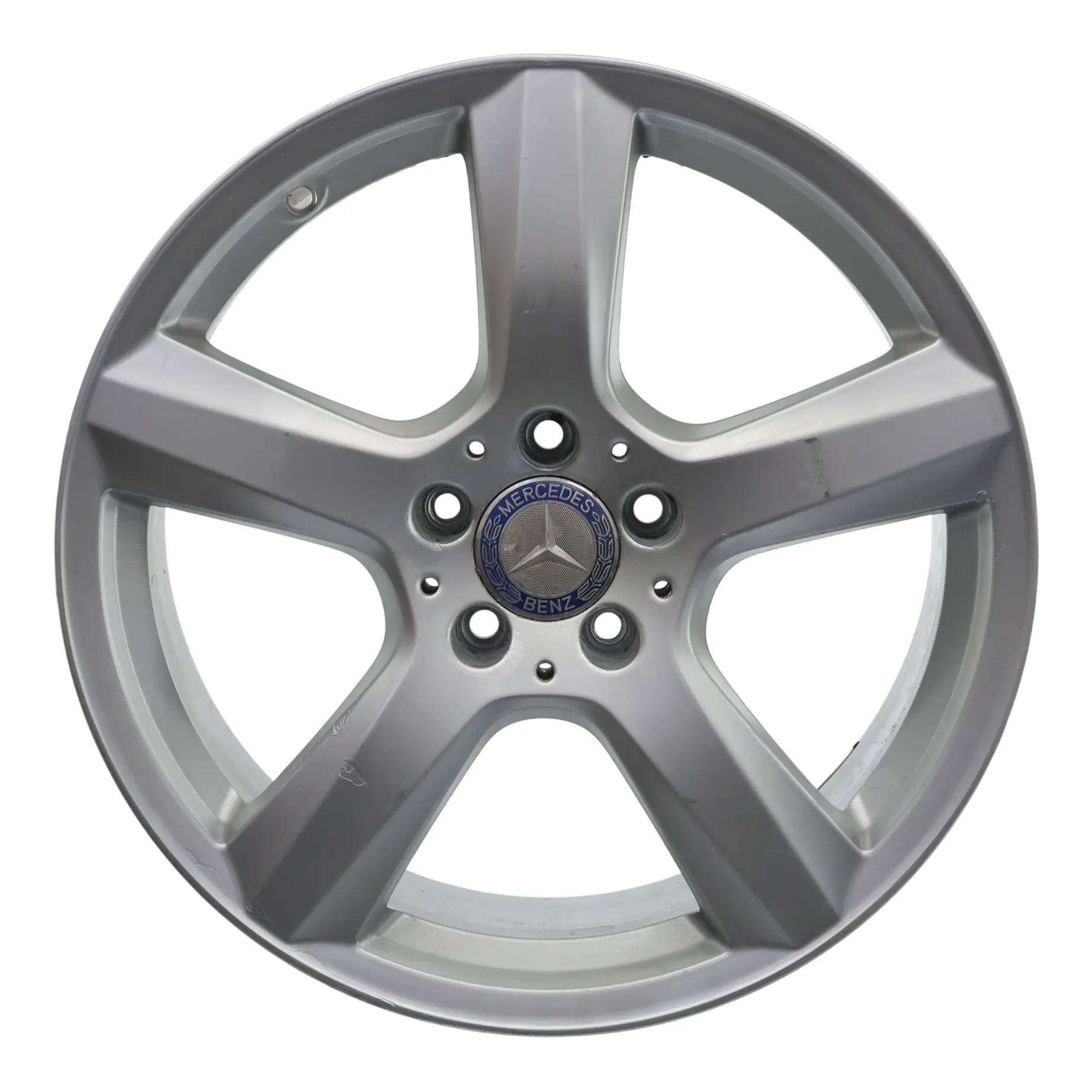 Mercedes W218 Silver Wheel Alloy Rim 18" 8,5J ET:34 5-Spoke A2184010102 