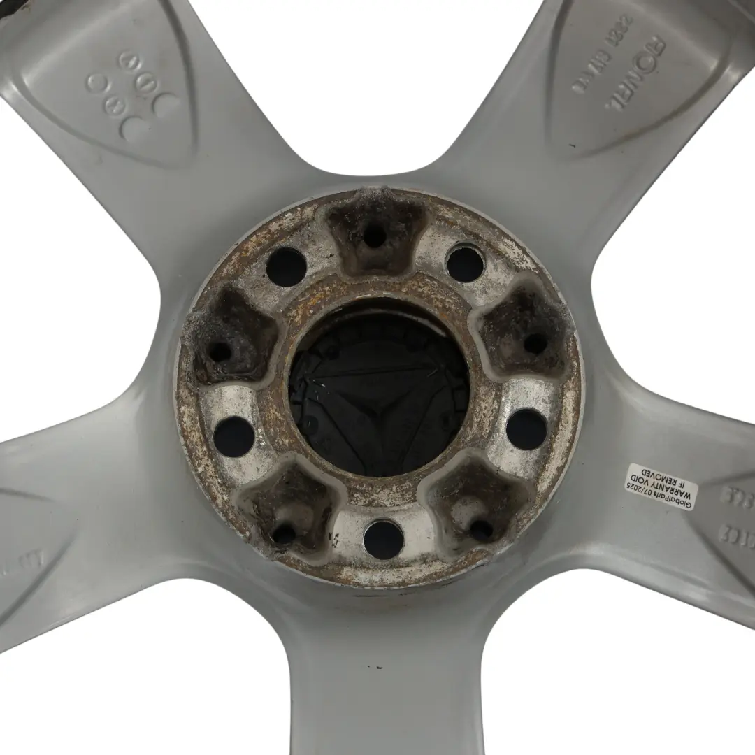 W218 Silver Wheel Alloy Rim 18" 8,5J ET:34 5-Spoke to Mercedes with Part number A2184010102 Mercedes W218 Silver Wheel Alloy Rim 18" 8,5J ET:34 5-Spoke - SKU A2184010102-2 - Part number A2184010102