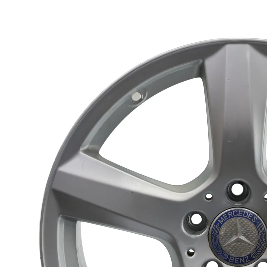 Mercedes W218 Silver Jante Alliage 18" 8,5J ET:34 5-Spoke - SKU A2184010102-2 - Numéro de pièce A2184010102