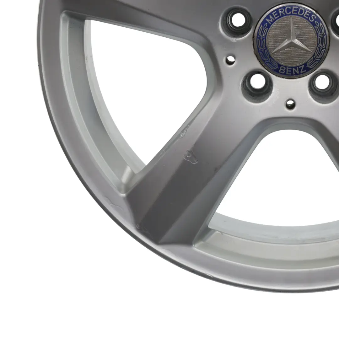 Mercedes W218 Silver Jante Alliage 18" 8,5J ET:34 5-Spoke - SKU A2184010102-2 - Numéro de pièce A2184010102
