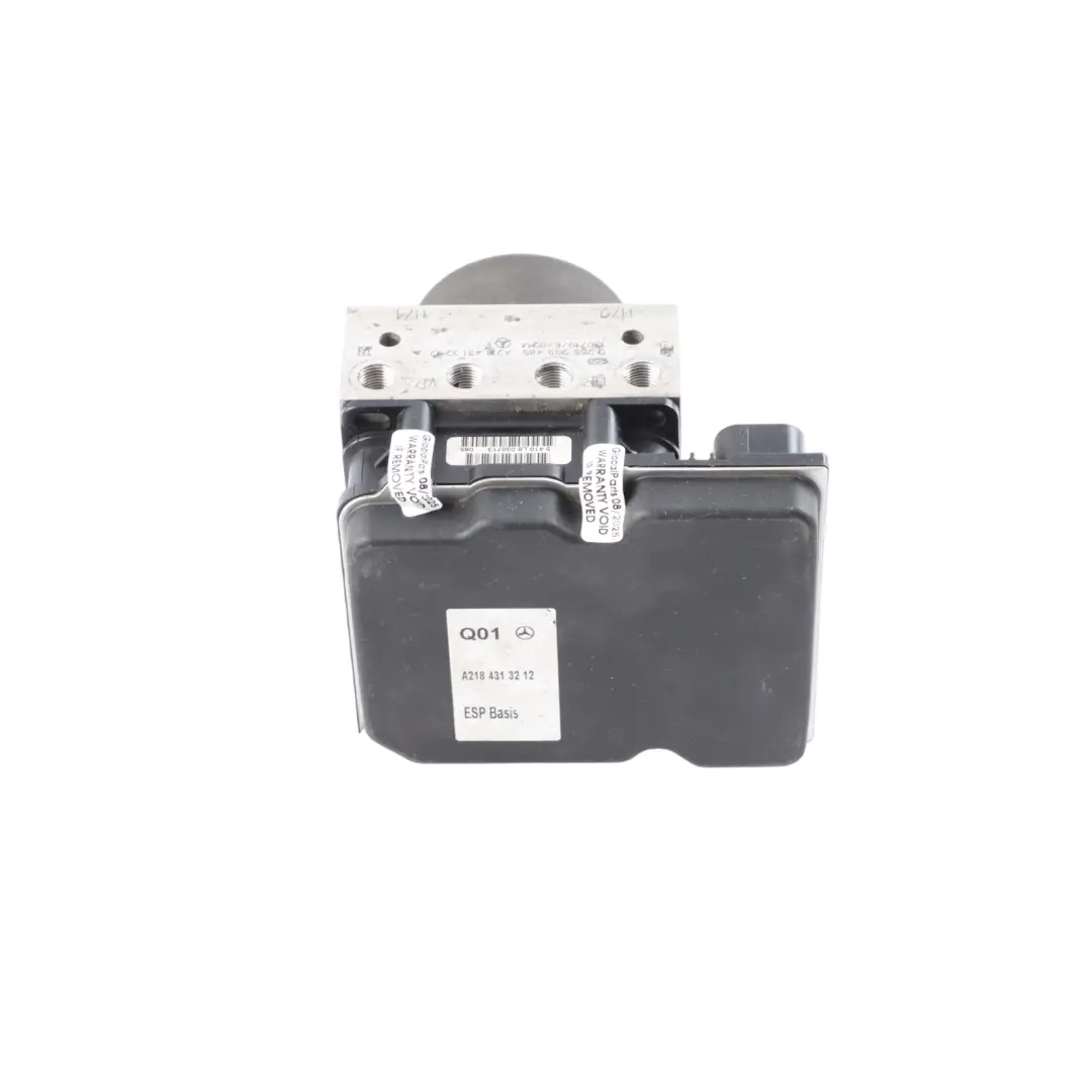 Mercedes W218 C218 Brake Pump ABS ESP Hydraulic Braking Unit - SKU A2184313212 - Part number A2184313212