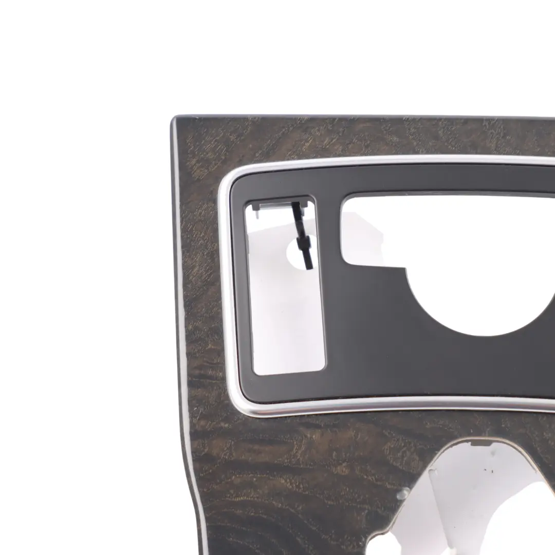 Centre Console Trim Gear Switch Panel Surround Black Ash Wood to Mercedes C218 with Part number A2186806007 Mercedes C218 Centre Console Trim Gear Switch Panel Surround Black Ash Wood - SKU A2186806007 - Part number A2186806007