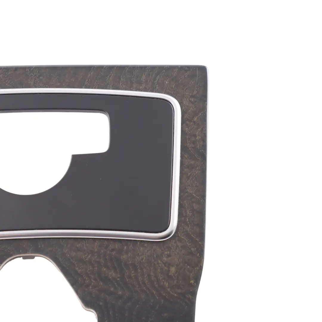 Centre Console Trim Gear Switch Panel Surround Black Ash Wood to Mercedes C218 with Part number A2186806007 Mercedes C218 Centre Console Trim Gear Switch Panel Surround Black Ash Wood - SKU A2186806007 - Part number A2186806007