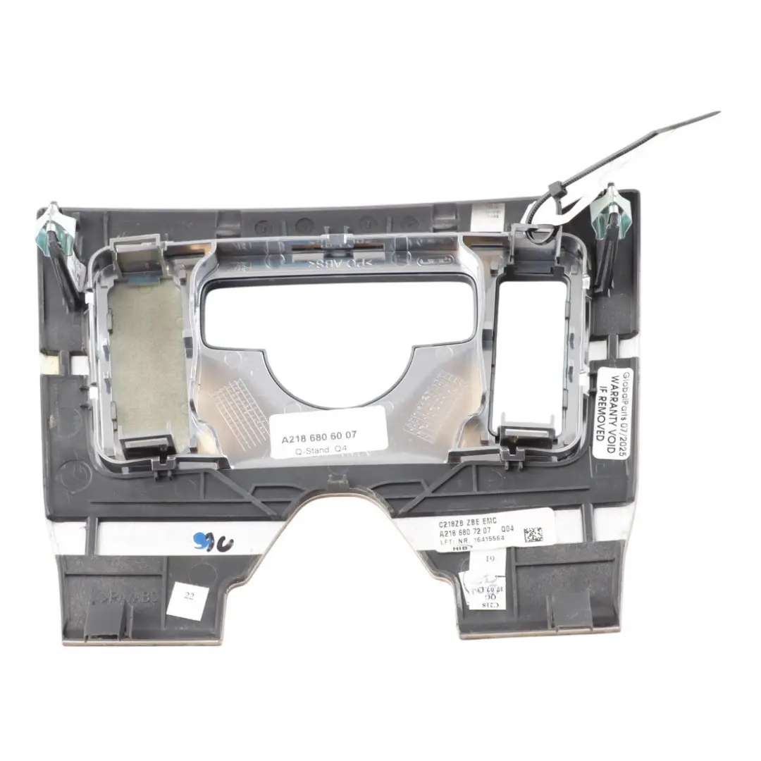 Centre Console Trim Gear Switch Panel Surround Black Ash Wood to Mercedes C218 with Part number A2186806007 Mercedes C218 Centre Console Trim Gear Switch Panel Surround Black Ash Wood - SKU A2186806007 - Part number A2186806007