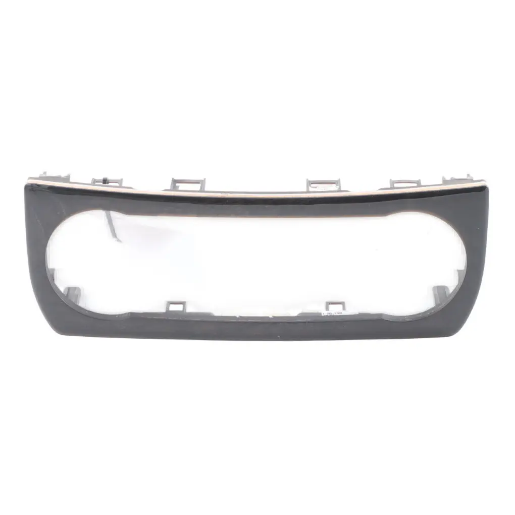 Mercedes C218 Centre Console Trim Climate Control Switch Surround Black Ash Wood