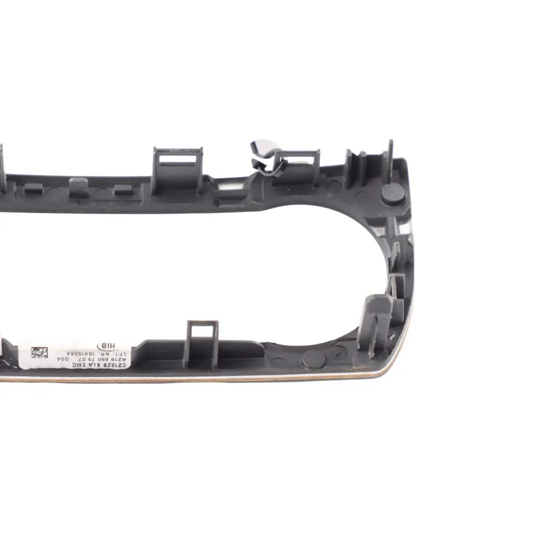 Mercedes C218 Centre Console Trim Climate Control Switch Surround Black Ash Wood - SKU A2186807307 - Part number A2186807307
