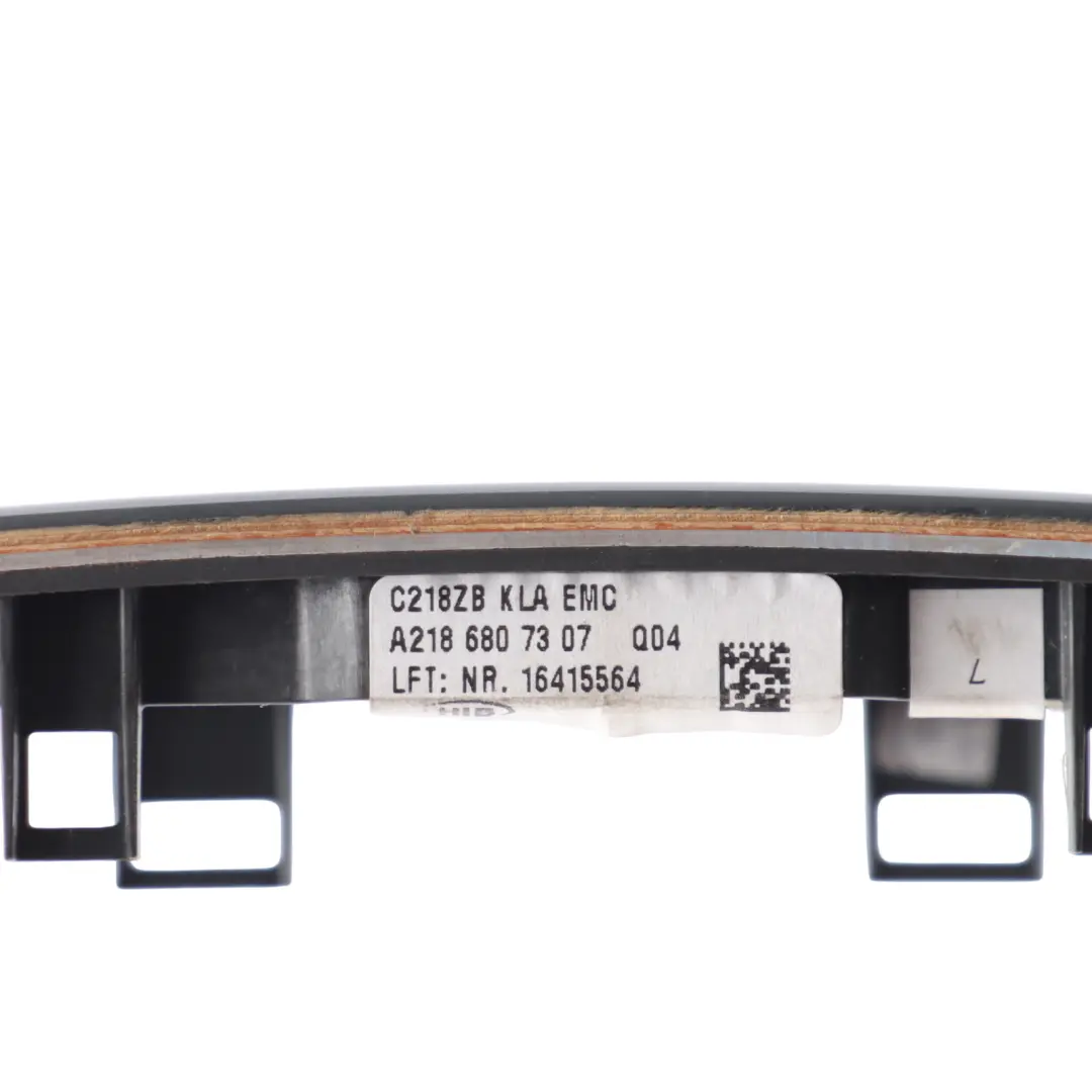 Mercedes C218 Centre Console Trim Climate Control Switch Surround Black Ash Wood - SKU A2186807307 - Part number A2186807307