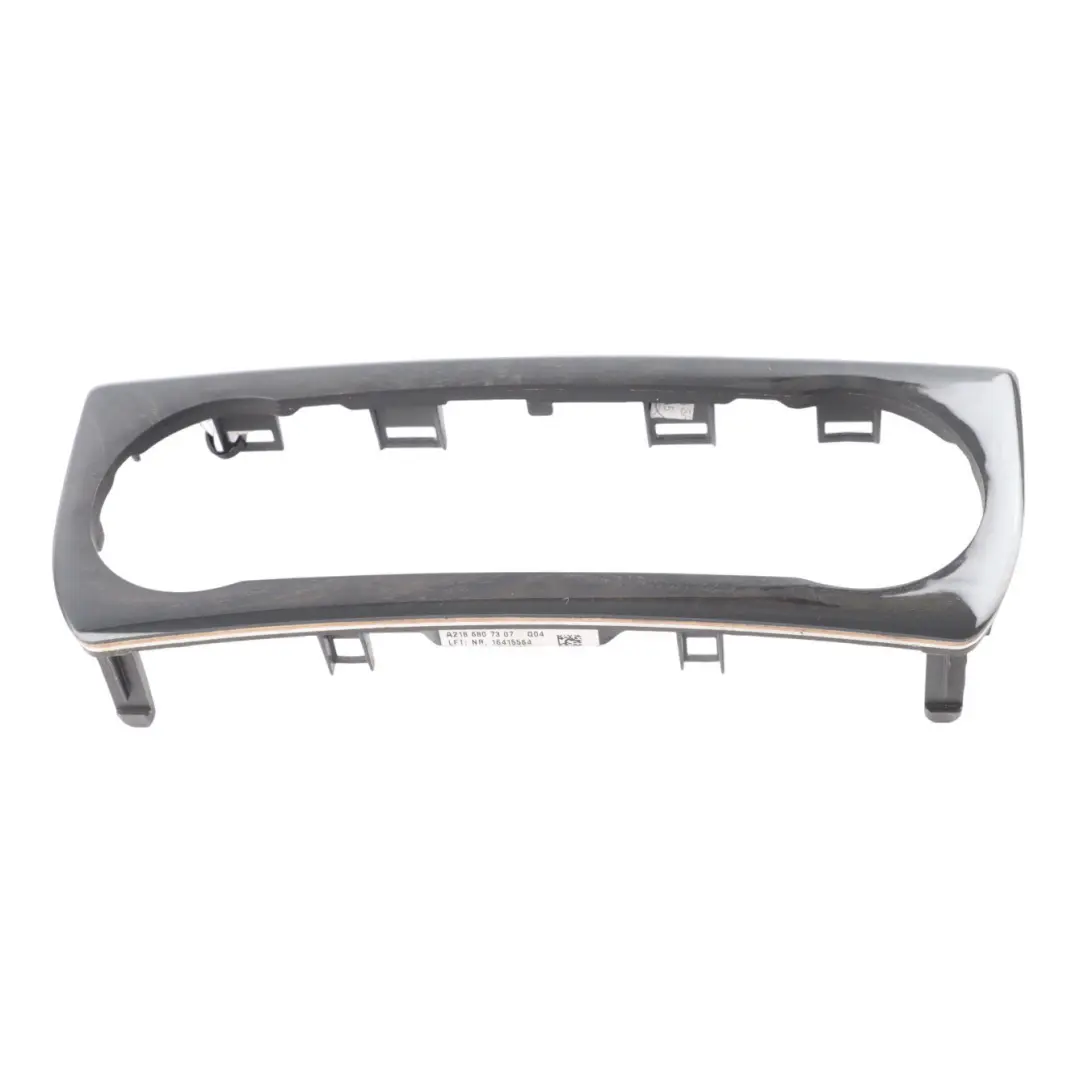 Centre Console Trim Climate Control Switch Surround Black Ash Wood to Mercedes C218 with Part number A2186807307 Mercedes C218 Centre Console Trim Climate Control Switch Surround Black Ash Wood - SKU A2186807307 - Part number A2186807307