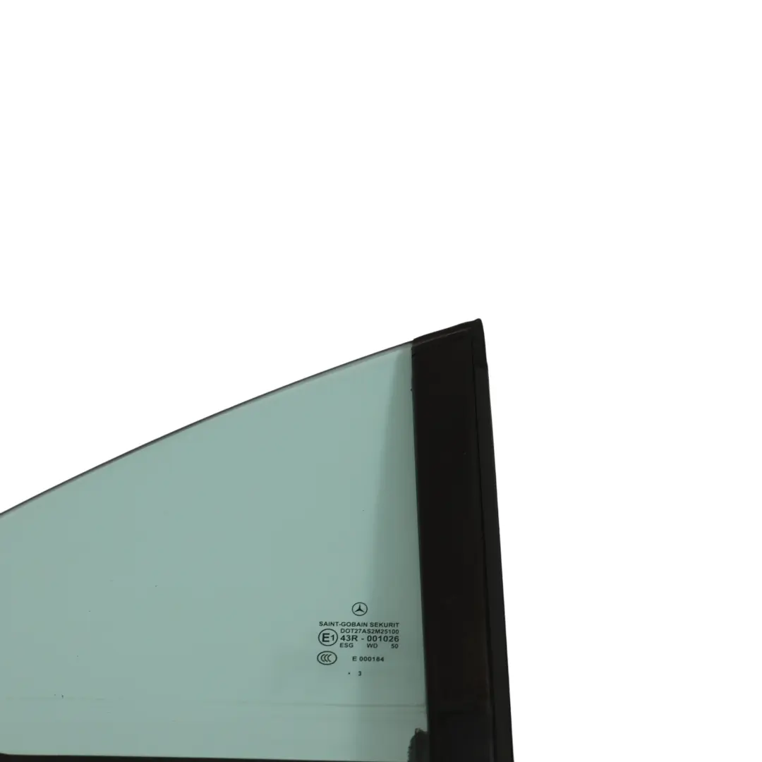 Side Window Fixed Glass Rear Right O/S ESG to Mercedes C218 with Part number A2187300255 Mercedes C218 Side Window Fixed Glass Rear Right O/S ESG - SKU A2187300255 - Part number A2187300255