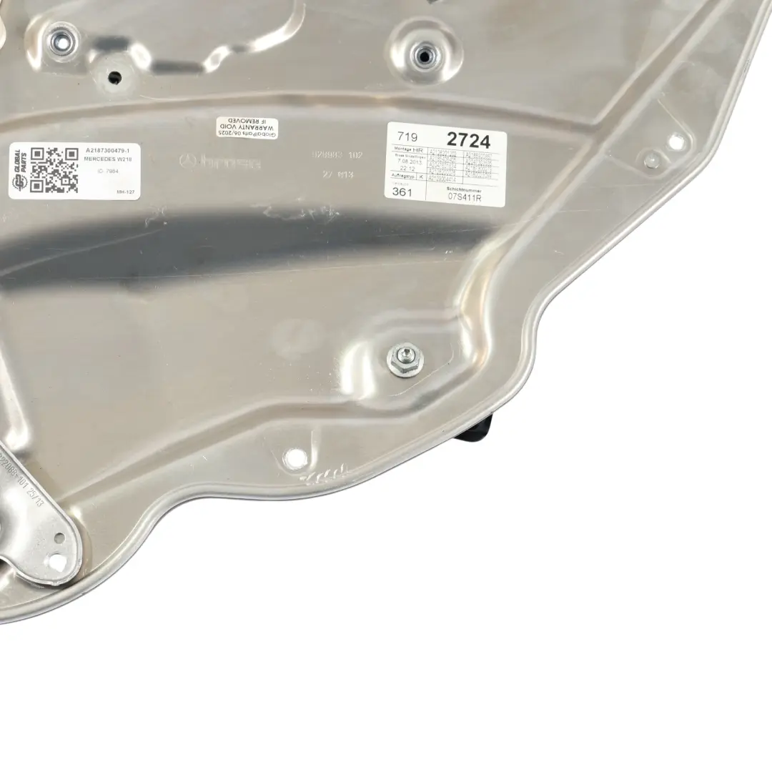 W218 Fensterheber Hinten Rechts für Mercedes CLS mit Teilenummer A2187300479 Mercedes CLS W218 Fensterheber Hinten Rechts - SKU A2187300479-1 - Teilenummer A2187300479