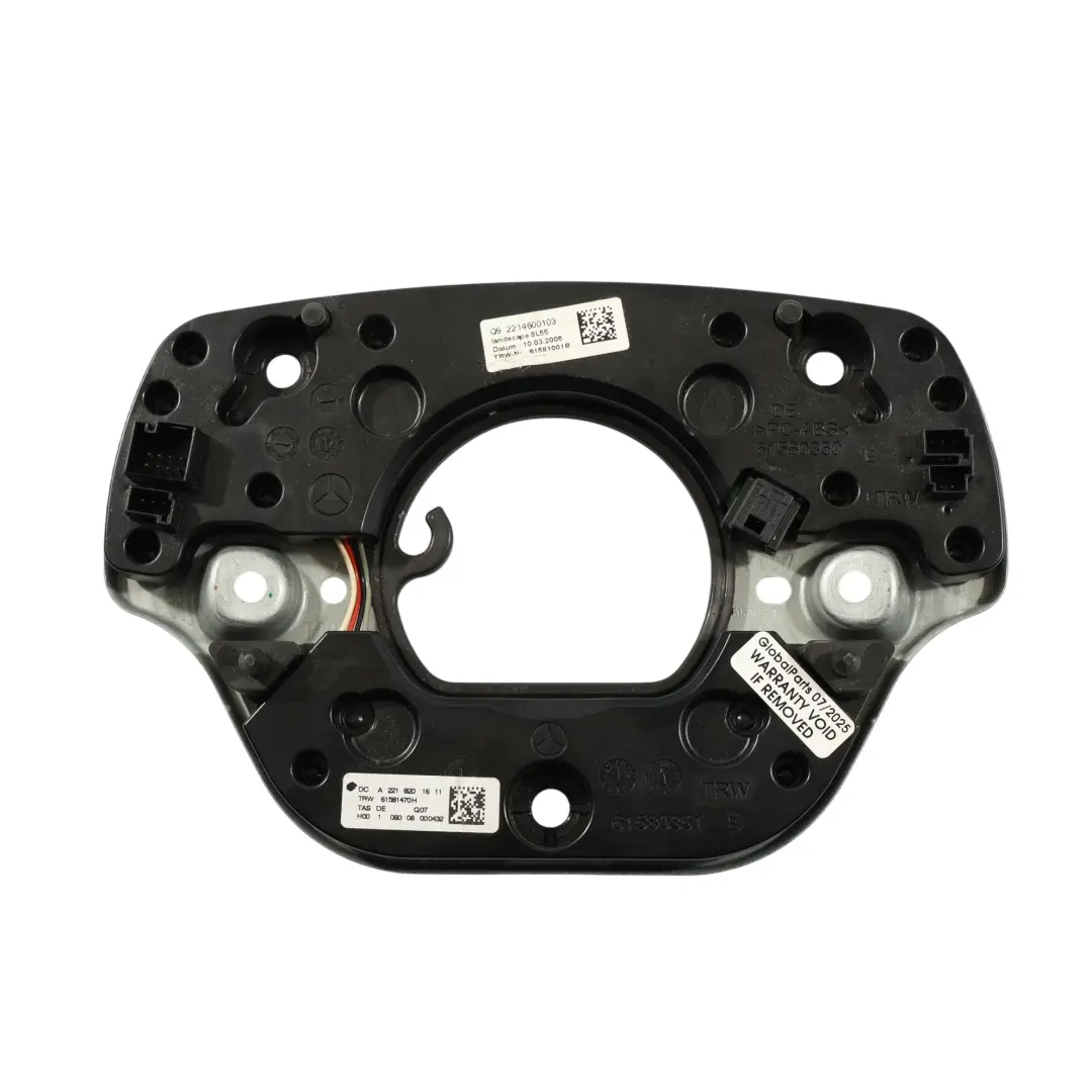 Mercedes W221 Volante Colonna Contatto Piastra Modulo Montaggio A2218201611 - SKU A2214600103 - Numero di parte A2214600103