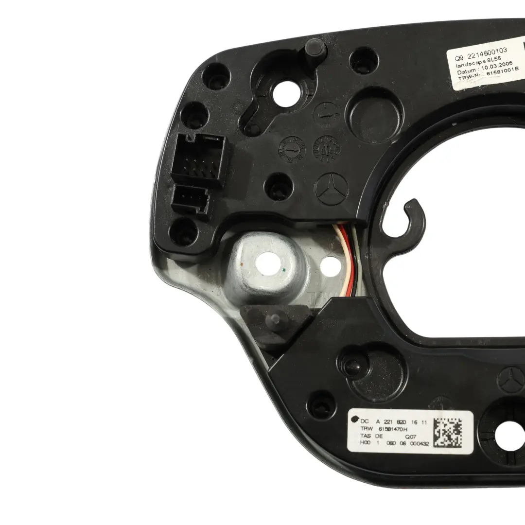 Mercedes W221 Volante Colonna Contatto Piastra Modulo Montaggio A2218201611 - SKU A2214600103 - Numero di parte A2214600103