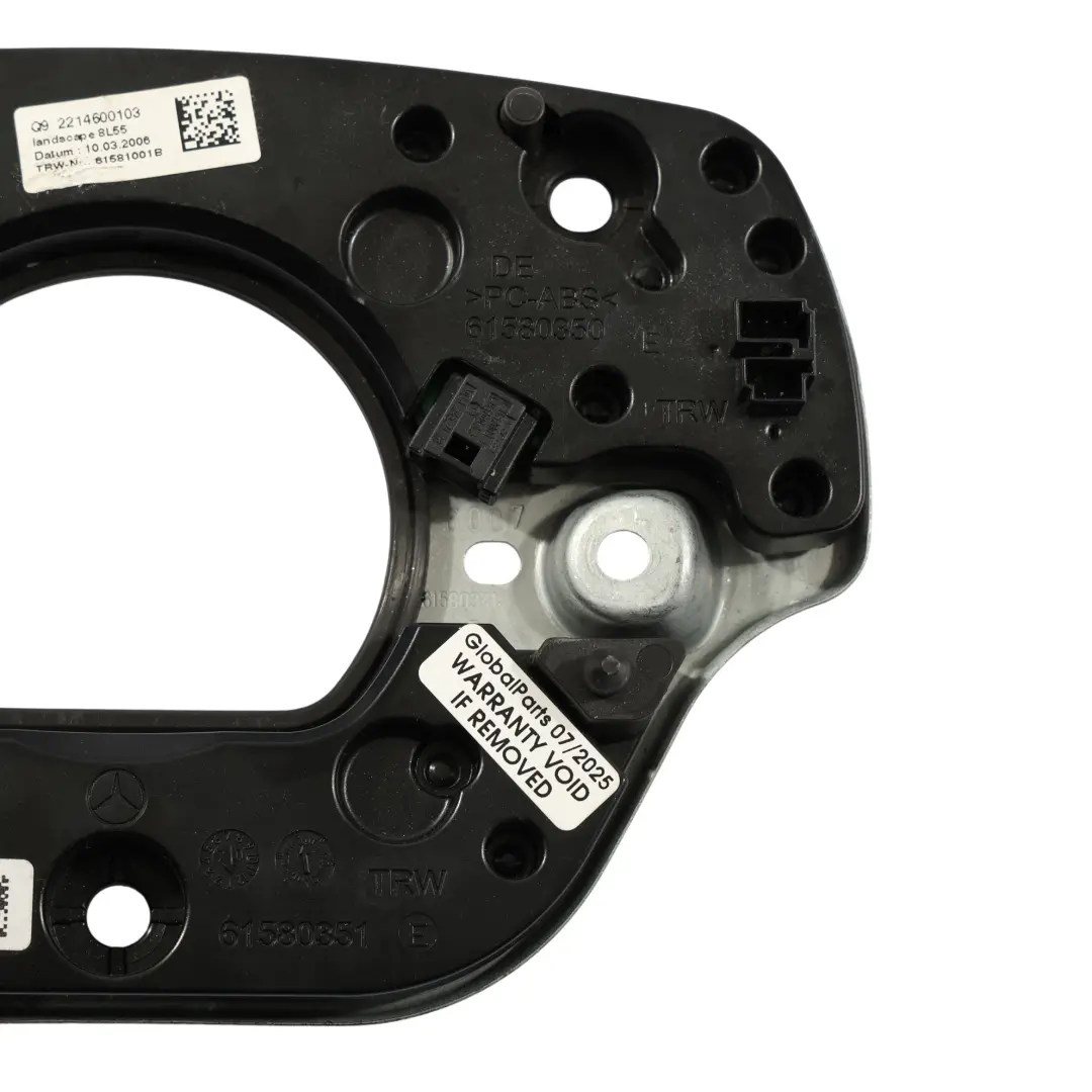 Mercedes W221 Volante Colonna Contatto Piastra Modulo Montaggio A2218201611 - SKU A2214600103 - Numero di parte A2214600103