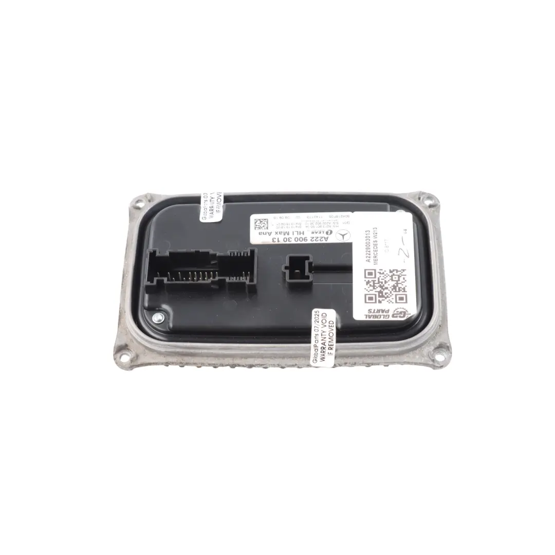 Headlight Ballast Control Module Unit ECU to Mercedes W213 with Part number A2229003013 Mercedes W213 Headlight Ballast Control Module Unit ECU - SKU A2229003013 - Part number A2229003013