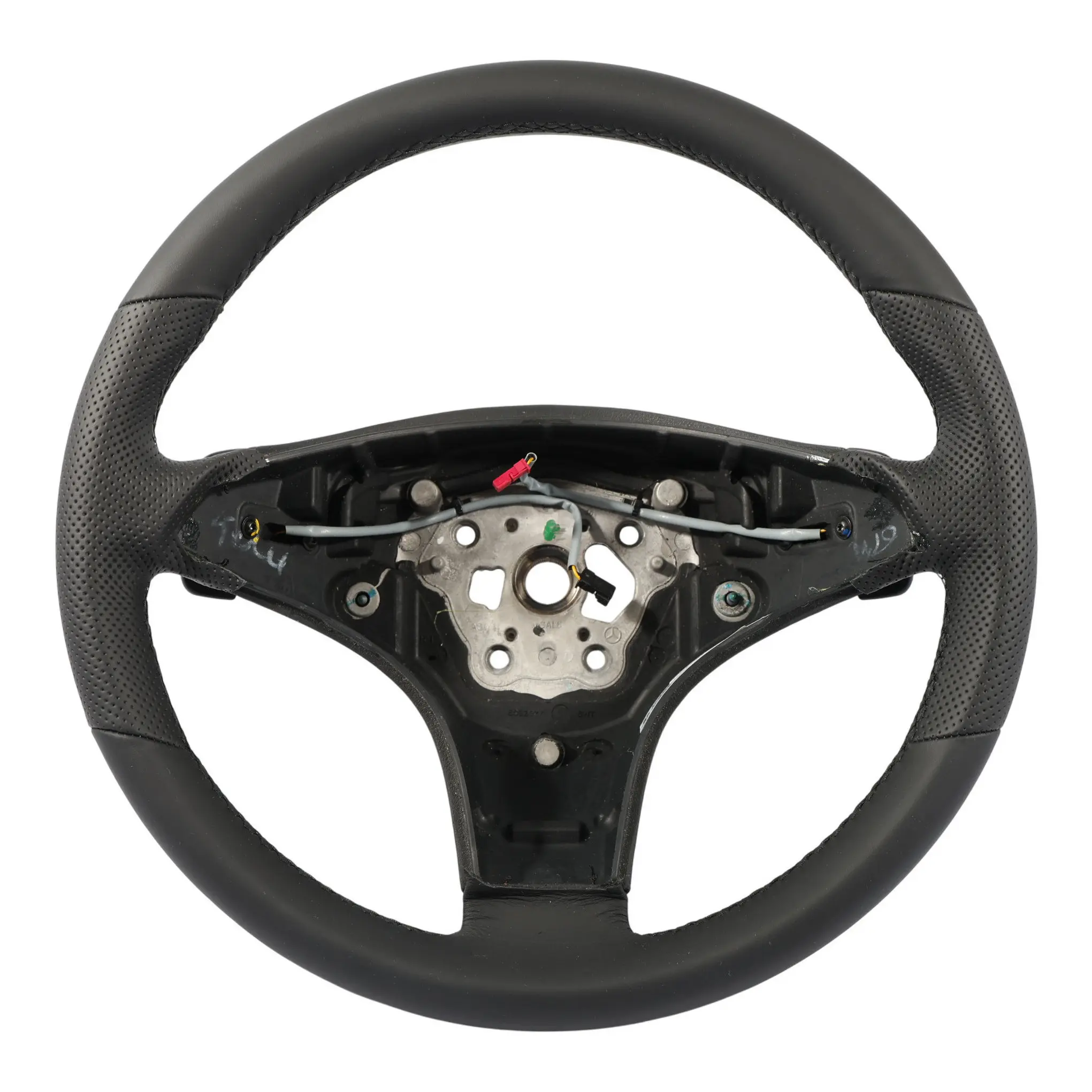 Mercedes SLK R171 CLS C219 Volante NUEVO Cuero Negro Paletas A2304603718