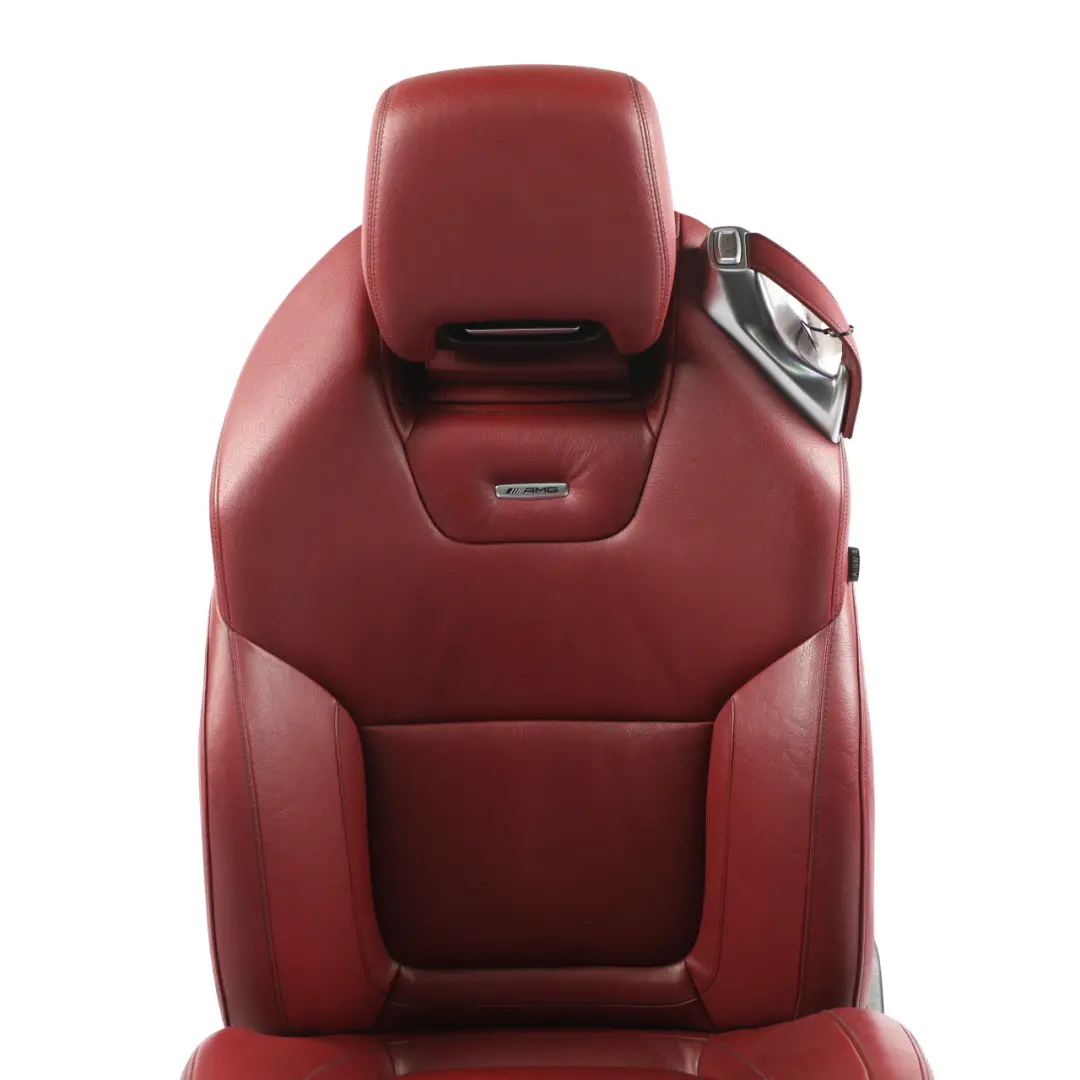 Mercedes SL63 R231 AMG Seat Front Left N/S Multicontour Heated Red Leather Nappa - SKU A2319107200 - Part number A2319107200