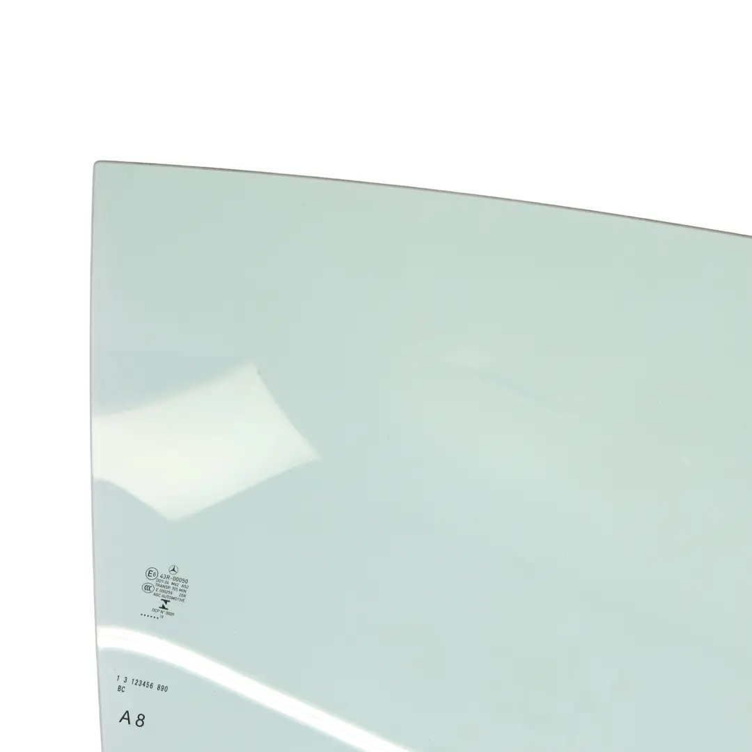 Mercedes A238 Convertible Door Window Glass AS2 Front Right O/S - SKU A2387250200 - Part number A2387250200