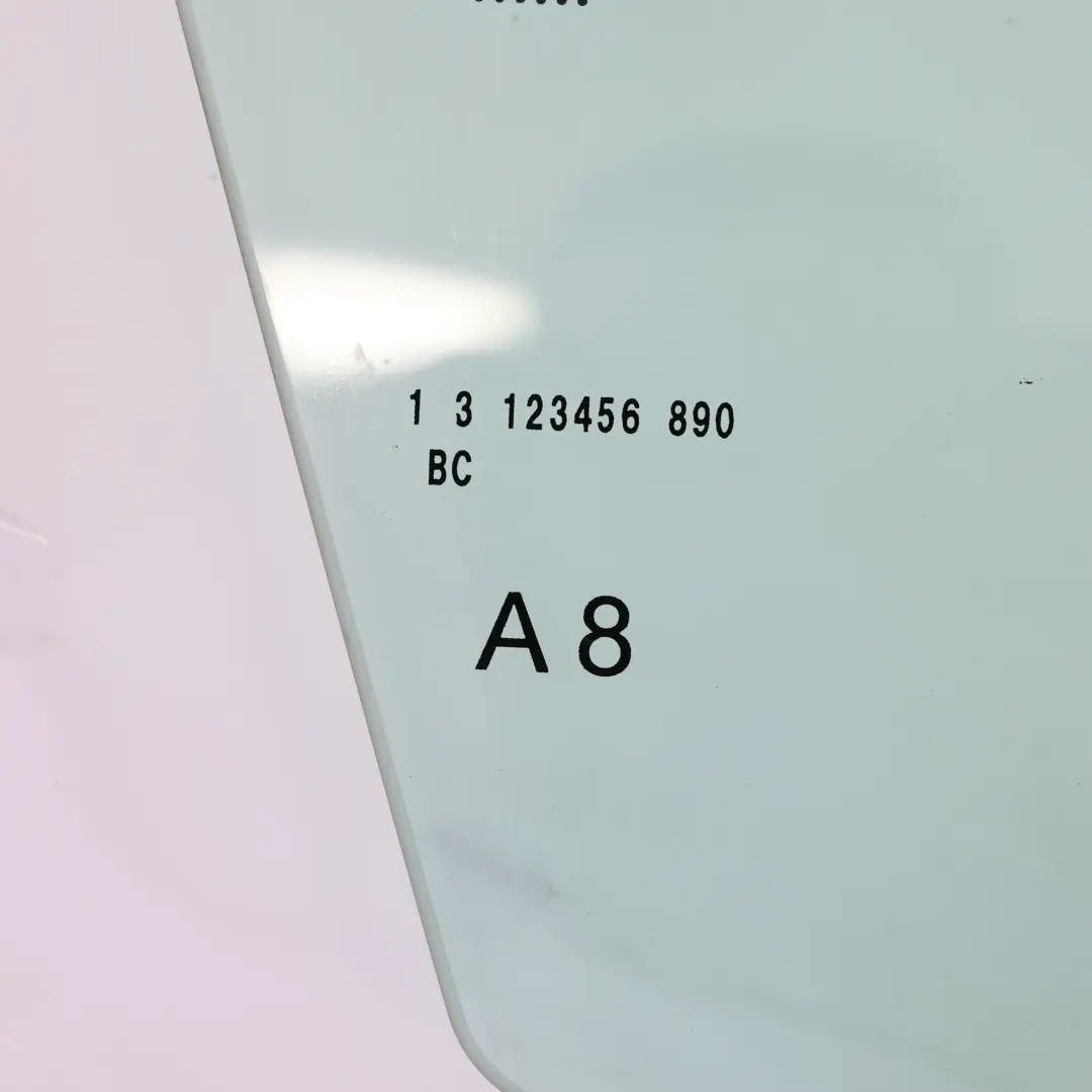 Mercedes A238 Convertible Door Window Glass AS2 Front Right O/S - SKU A2387250200 - Part number A2387250200