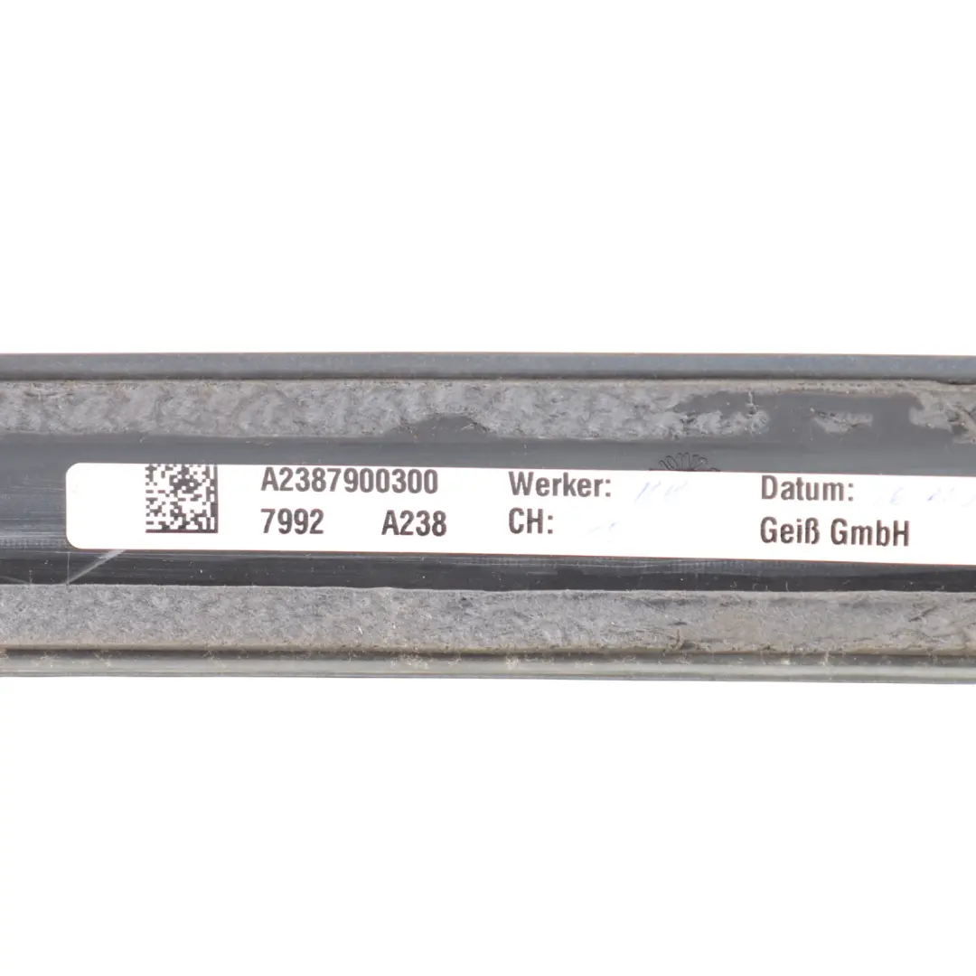 Spoiler AMG Boot Lid Cover Selenite Grey Metallic - 992 to Mercedes A238 Tailgate with Part number A2387900300 Mercedes A238 Tailgate Spoiler AMG Boot Lid Cover Selenite Grey Metallic - 992 - SKU A2387900300-SEL - Part number A2387900300