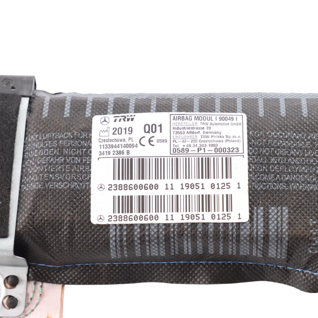 Mercedes A238 Convertible Front Door Air Module Right O/S - SKU A2388600600 - Part number A2388600600