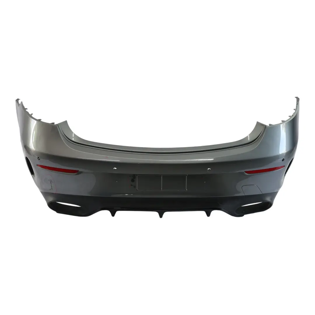 Bumper Rear Trim Panel Cover AMG Selenite Grey Metallic - 992 to Mercedes C238 with Part number A2388858000 Mercedes C238 Bumper Rear Trim Panel Cover AMG Selenite Grey Metallic - 992 - SKU A2388858000-SEL - Part number A2388858000