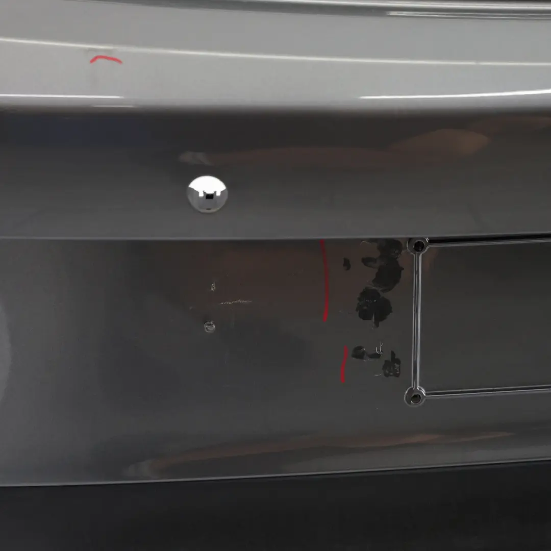 Bumper Rear Trim Panel Cover AMG Selenite Grey Metallic - 992 to Mercedes C238 with Part number A2388858000 Mercedes C238 Bumper Rear Trim Panel Cover AMG Selenite Grey Metallic - 992 - SKU A2388858000-SEL - Part number A2388858000