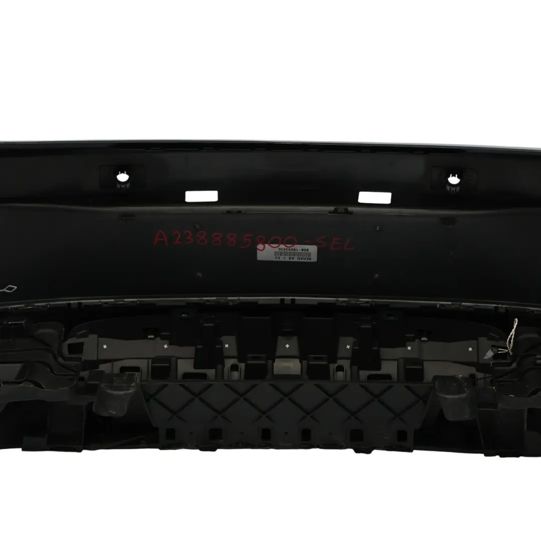 Bumper Rear Trim Panel Cover AMG Selenite Grey Metallic - 992 to Mercedes C238 with Part number A2388858000 Mercedes C238 Bumper Rear Trim Panel Cover AMG Selenite Grey Metallic - 992 - SKU A2388858000-SEL - Part number A2388858000