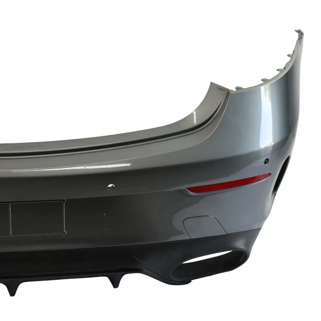 Bumper Rear Trim Panel Cover AMG Selenite Grey Metallic - 992 to Mercedes C238 with Part number A2388858000 Mercedes C238 Bumper Rear Trim Panel Cover AMG Selenite Grey Metallic - 992 - SKU A2388858000-SEL - Part number A2388858000