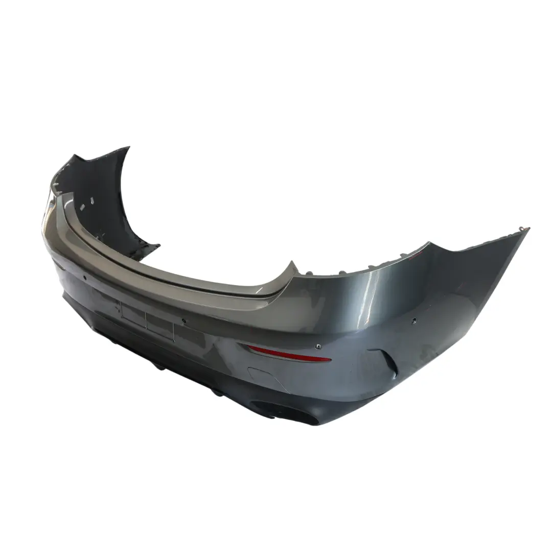 Bumper Rear Trim Panel Cover AMG Selenite Grey Metallic - 992 to Mercedes C238 with Part number A2388858000 Mercedes C238 Bumper Rear Trim Panel Cover AMG Selenite Grey Metallic - 992 - SKU A2388858000-SEL - Part number A2388858000