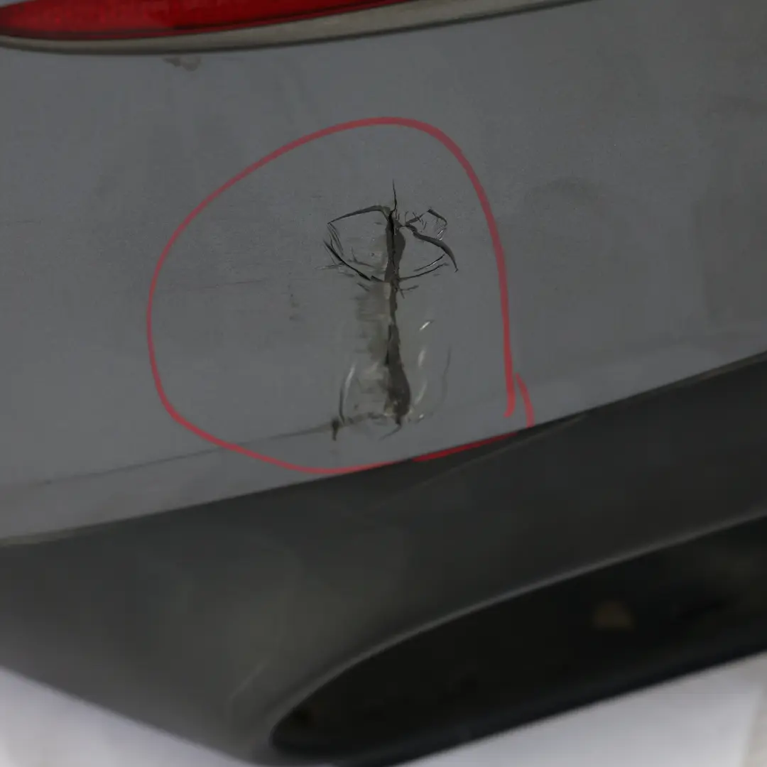 Mercedes C238 Bumper Rear Trim Panel Cover AMG Selenite Grey Metallic - 992 - SKU A2388858000-SEL - Part number A2388858000