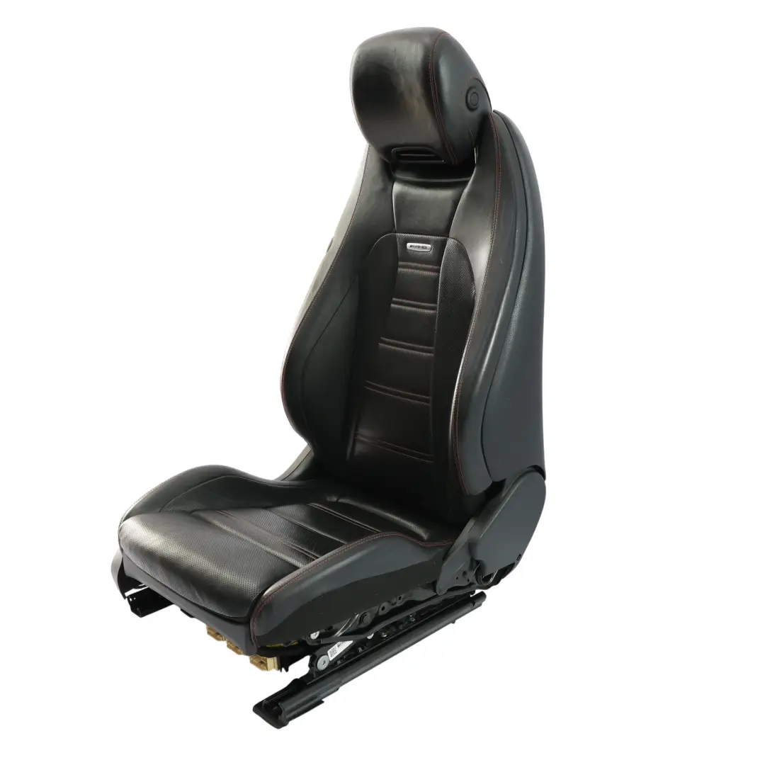 Fotel Prawy Przód Skóra Sport AMG Grzany Czarny do Mercedes W238 o numerze A2389100505 Mercedes W238 Fotel Prawy Przód Skóra Sport AMG Grzany Czarny - SKU A2389100505-1 - Numer Części A2389100505