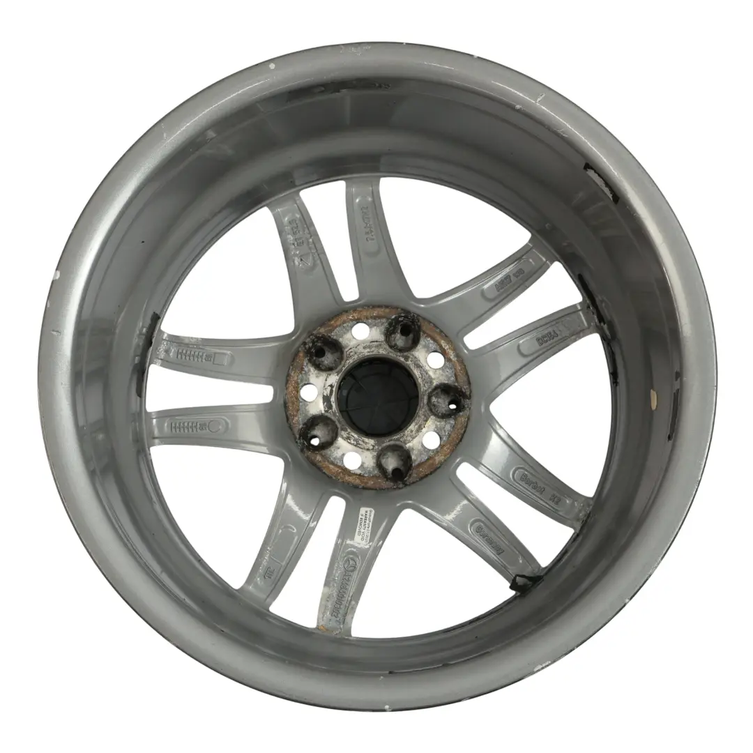 Mercedes W176 Wheel Alloy Rim 17" 5 Double Spoke ET:52.5 7.5J - SKU A2464010302-2 - Part number A2464010302