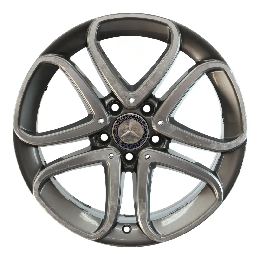 Mercedes W176 Wheel Rim Alloy 17" 5 Double Spoke ET:52.5 7.5J - SKU A2464010302-4 - Part number A2464010302
