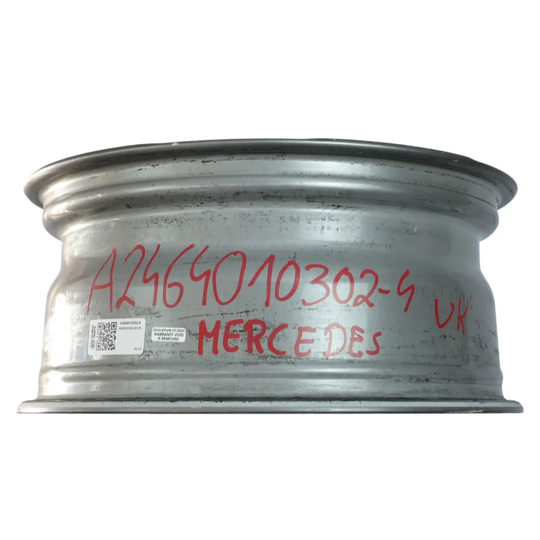 Mercedes W176 Wheel Rim Alloy 17" 5 Double Spoke ET:52.5 7.5J - SKU A2464010302-4 - Part number A2464010302