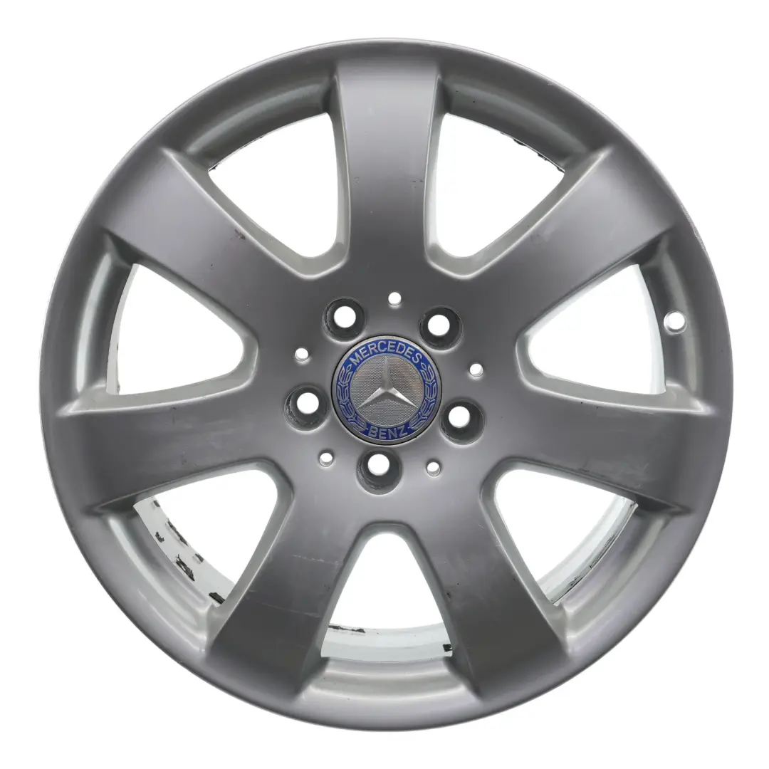 Cerchio Ruota Lega Argento 17" 7,5J ET:56 5 Razze per Mercedes W164 W251 con numero di parte A2514011002 Mercedes W164 W251 Cerchio Ruota Lega Argento 17" 7,5J ET:56 5 Razze - SKU A2514011002-1 - Numero di parte A2514011002