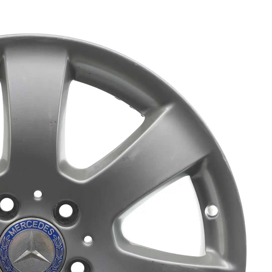 Mercedes W164 W251 Wheel Rim Alloy Silver 17" 7,5J ET:56 5 Spoke - SKU A2514011002-1 - Part number A2514011002