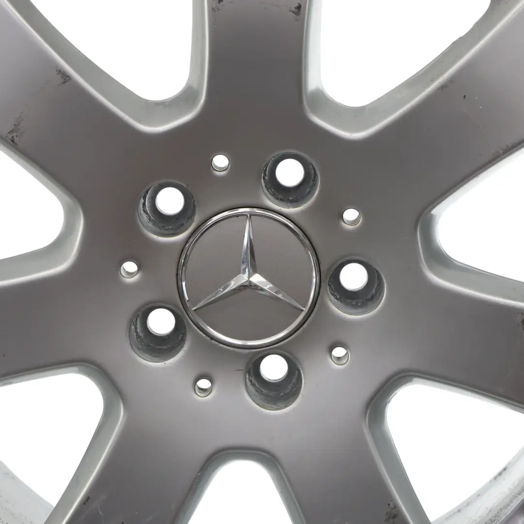 Mercedes W164 W251 Wheel Rim Alloy Silver 17" 7,5J ET:56 5 Spoke - SKU A2514011002-3 - Part number A2514011002
