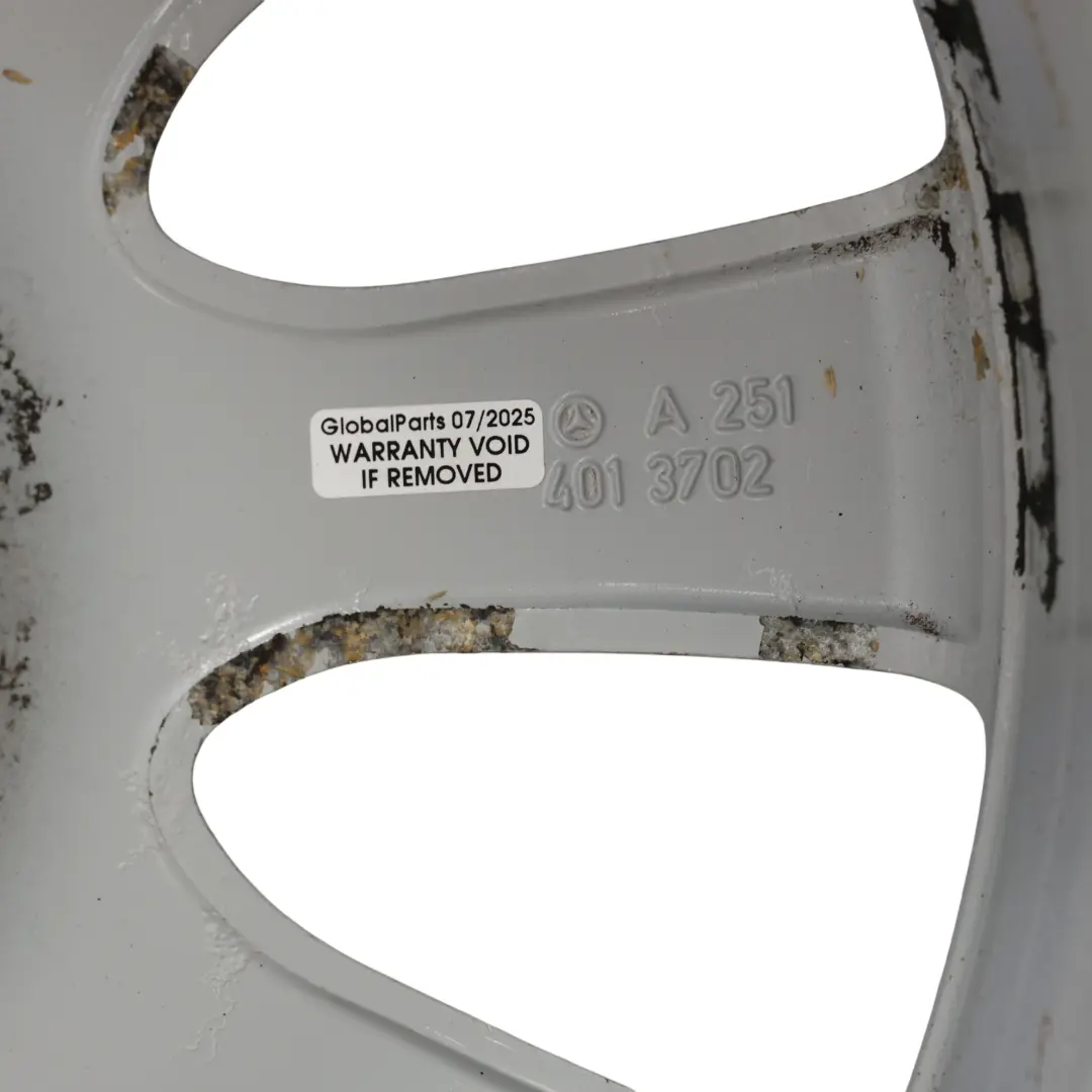 Mercedes W251 Wheel Rim Alloy Silver 18" 8J ET:67 10 Spoke - SKU A2514013702-1 - Part number A2514013702