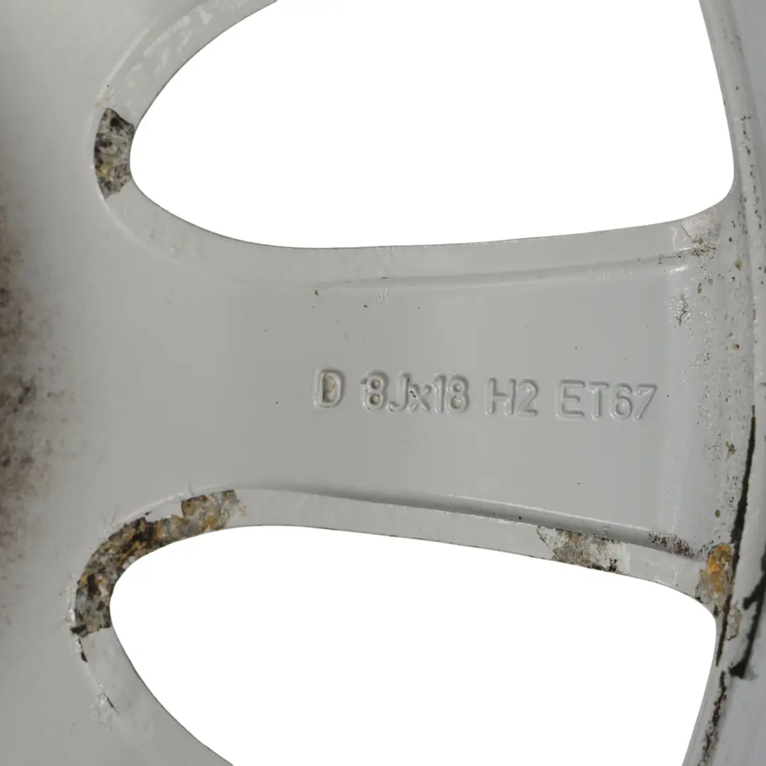 Mercedes W251 Wheel Rim Alloy Silver 18" 8J ET:67 10 Spoke - SKU A2514013702-1 - Part number A2514013702