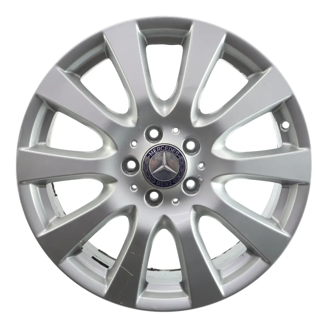 Leicht Metall Felge Silber 18" 8J ET:67 10 Speiche für Mercedes W251 mit Teilenummer A2514013702 Mercedes W251 Leicht Metall Felge Silber 18" 8J ET:67 10 Speiche - SKU A2514013702-2 - Teilenummer A2514013702