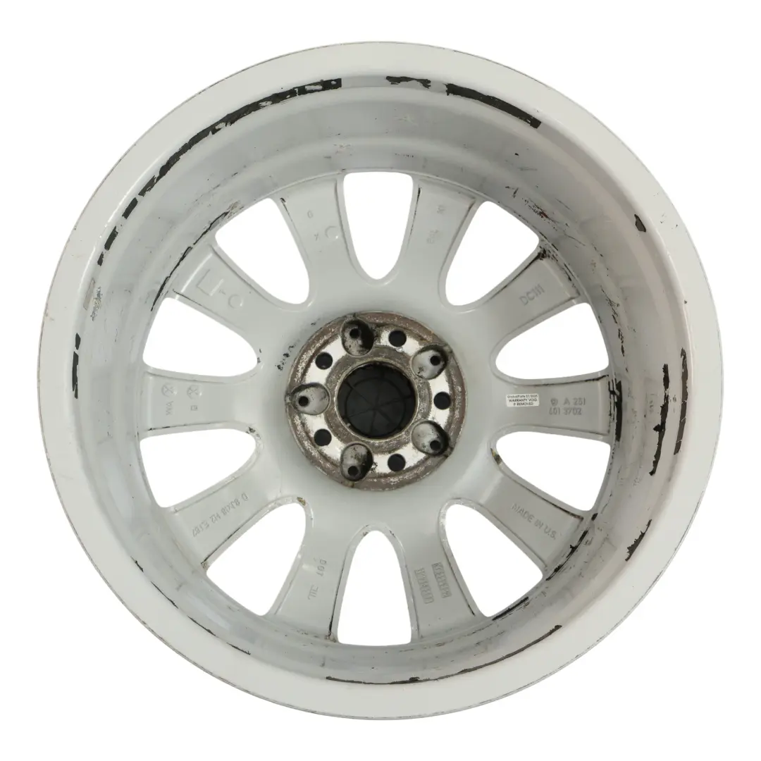 Mercedes W251 Wheel Rim Alloy Silver 18" 8J ET:67 10 Spoke - SKU A2514013702-2 - Part number A2514013702